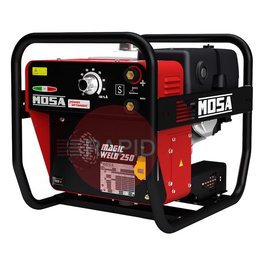 ZX35.22284  MOSA MagicWeld 150H Petrol Welding Generator Site Ready Package - 250A, 110V